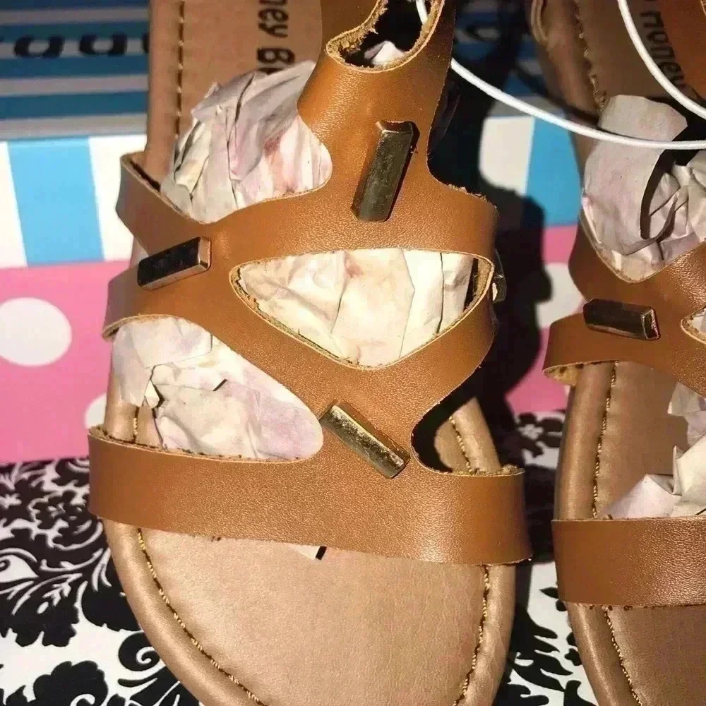 HONEY BUNNY BROWN SANDAL SIZE 1 NIB